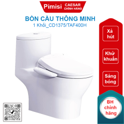 Bồn cầu thông minh Caesar CD1375/TAF400H 1 khối