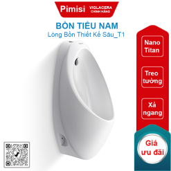 Bồn tiểu nam Viglacera T1 treo tường