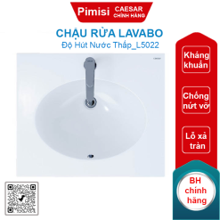 Chậu rửa lavabo Caesar L5022 dương bàn