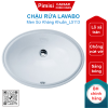 Chậu rửa lavabo Caesar L5113 âm bàn hình oval