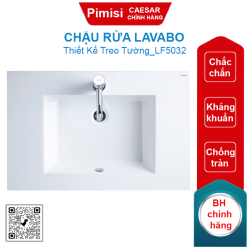 Chậu rửa lavabo Caesar LF5032 treo tường-đặt bàn 750x500 mm