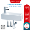 Chậu rửa lavabo Caesar LF5239L vòi trái treo tường (đặt bàn)