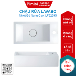 Chậu rửa lavabo Caesar LF5239S nhỏ vòi phải