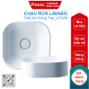 Chậu rửa lavabo Caesar LF5256 đặt bàn nắp sứ