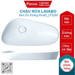 Chậu rửa lavabo Caesar LF5260 đặt bàn