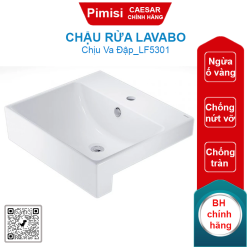 Chậu rửa lavabo Caesar LF5301 bán âm bàn