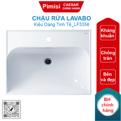 Chậu rửa lavabo Caesar LF5356 dương vành