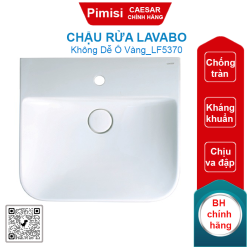 Chậu rửa lavabo Caesar LF5370 treo tường-đặt bàn 550x500mm