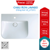 Chậu rửa lavabo Caesar LF5372 treo tường-đặt bàn 750x500mm