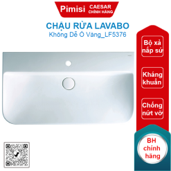 Chậu rửa lavabo Caesar LF5376 treo tường-đặt bàn 900x500mm