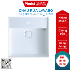 Chậu rửa lavabo Caesar LF5380 treo tường-đặt bàn 500x500mm