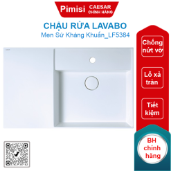 Chậu rửa lavabo Caesar LF5384 treo tường-đặt bàn 800x500mm