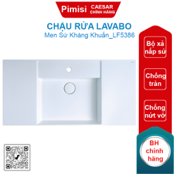 Chậu rửa lavabo Caesar LF5386 treo tường-đặt bàn 1000x500mm