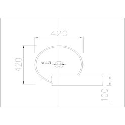 Alternative view of Chậu rửa lavabo Caesar LF5258 đặt bàn nắp sứ