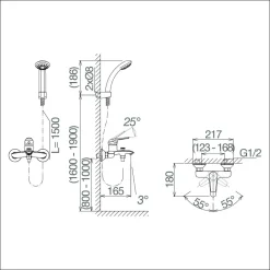 Alternative view of Sen tắm nóng lạnh Viglacera VG507 đồng nguyên chất