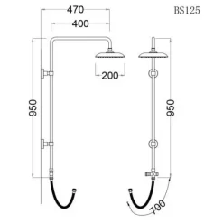 Alternative view of Bộ thân sen cây rời CAESAR BS125