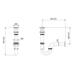 Alternative view of Siphon nắp lật Viglacera VG813 đồng đỏ nguyên chất