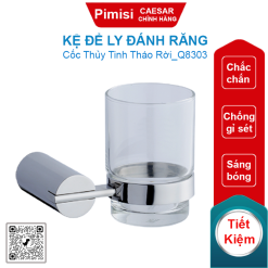 Kệ để ly đánh răng Caesar Q8303 đơn inox 304