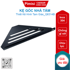 Kệ góc nhà tắm Caesar Q6314B màu đen