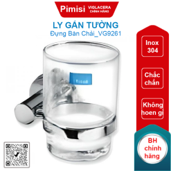 Ly Viglacera VG9261 đựng bàn chải đánh răng gắn tường