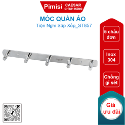 Móc quần áo Inox 304 Caesar ST857 5 chấu đơn