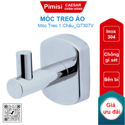 Móc treo áo Caesar Q7307V Inox móc đơn