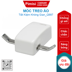 Móc treo áo Caesar Q997 sứ và inox 304
