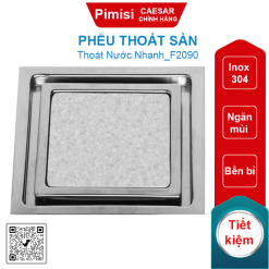 Phễu thoát sàn Caesar F2090 (Ø90) 200x200