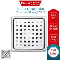 Phễu thoát sàn Caesar ST1212 (Ø60)