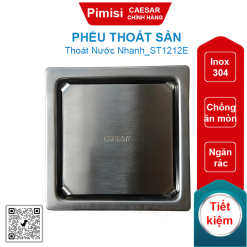 Phễu thoát sàn Caesar ST1212E (Ø60)