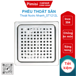Phễu thoát sàn Caesar ST1212L (Ø90)