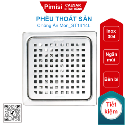 Phễu thoát sàn Caesar ST1414L (Ø90)