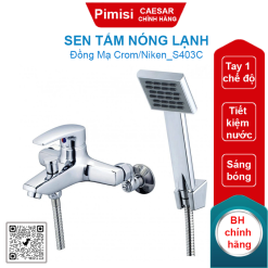 Sen tắm nóng lạnh Caesar S403C tay 1 chế độ