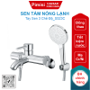 Sen tắm nóng lạnh Caesar S523C đồng thau tay 3 chế độ