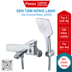 Sen tắm nóng lạnh Caesar S553C tay sen chế độ
