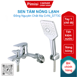 Sen tắm nóng lạnh Caesar S773C tay 1 chế độ