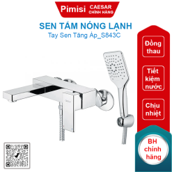 Sen tắm nóng lạnh Caesar S843C tay 3 chế độ