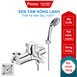 Sen tắm nóng lạnh Viglacera VG511 mạ Cr/Ni 3 lớp