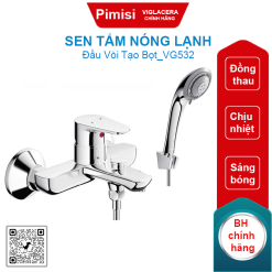 Sen tắm nóng lạnh Viglacera VG532 mạ sáng bóng