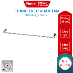 Thanh treo khăn tắm Caesar Q7301V inox 304