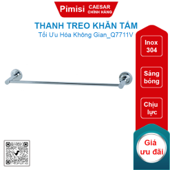 Thanh treo khăn tắm Caesar Q7711V thanh đơn