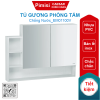 Tủ gương phòng tắm Caesar EM01100V treo màu trắng