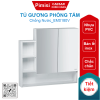 Tủ gương phòng tắm Caesar EM0180V treo màu trắng