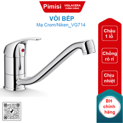 Vòi bếp Viglacera VG714 nóng lạnh đồng thau
