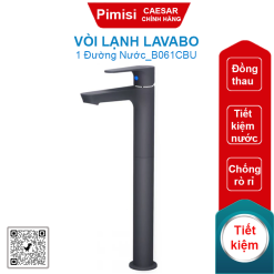 Vòi lạnh lavabo CAESAR B061CBU màu đen sơn tĩnh điện
