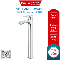 Vòi lạnh lavabo CAESAR B061CU cao cổ