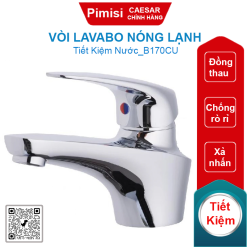 Vòi lavabo nóng lạnh CAESAR B170CU bộ xả nhấn