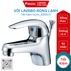Vòi lavabo nóng lạnh CAESAR B260CU bộ xả nhấn