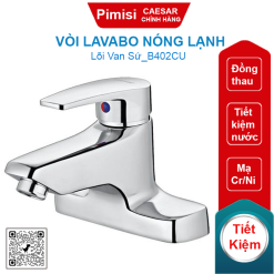 Vòi lavabo nóng lạnh CAESAR B402CU cho chậu 3 lỗ