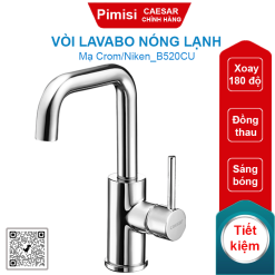 Vòi lavabo nóng lạnh CAESAR B520CU xoay 180 độ